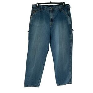 Cinch Jeans Men's Size 38X32 Western Cowboys Rodeo Straight Leg Carpenter Denim